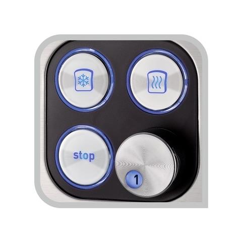 Tostapane Equinox TT420D 2 Fette Colore Nero Acciaio inox - Foto 2