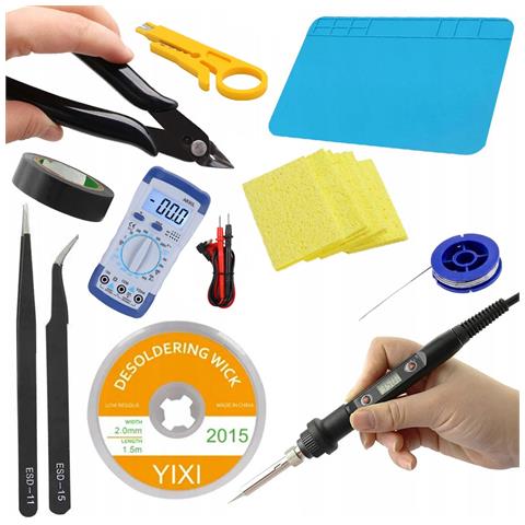 Lutatrice Orange Corso 80w Oc80w Set - Display Lcd, Regolazione Temperatura, Esd Safe | Precisione E Durata | Set Completo Per Lavori Di Saldatura - Foto 1