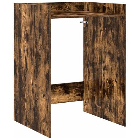 Mobiletto per lavatrice Rovere fumé 67,5 x 62 x 97 cm - Foto 1