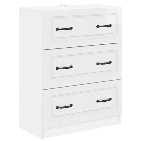 Mobile con Cassetti Bianco Lucido 66 x 34,5 x 87 cm - Foto 1
