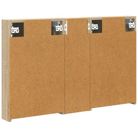 Set di Armadi da Bagno con porta 3 pcs 100 x 10,5 x 60,5 cm - Foto 9