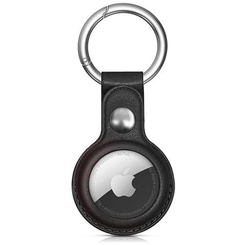Custodia In Pelle Per Airtag - Nera - Foto 1