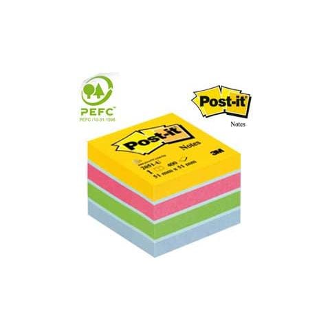 blocco minicubo 400foglietti post-it® 51x51mm 2051-u ultra - Foto 1