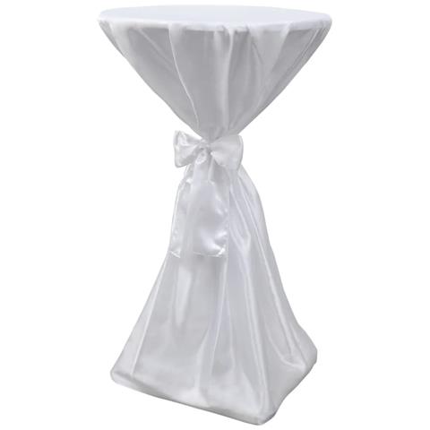 Copritavolo Bianco 70 Cm Con Fettuccia 2 Pezzi - Foto 5