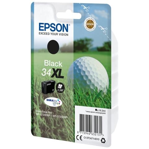 34XL - 16.3 ml - XL - nero - originale - blister con radiofrequenza  - Foto 1