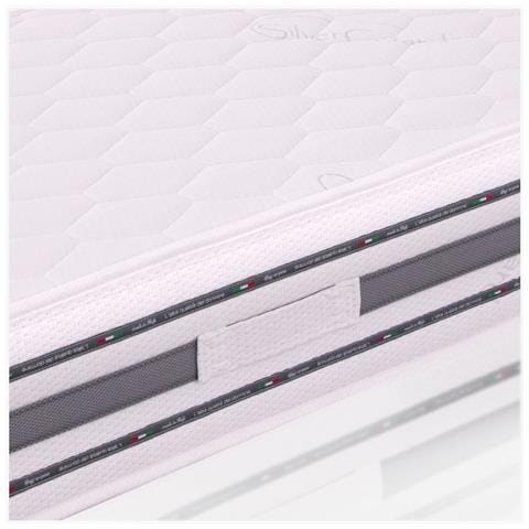 Materasso Alla Francese 140x200, alto 22 cm - Memory Foam, Rivestimento Silver, Ergonomico | Sommo - Foto 2