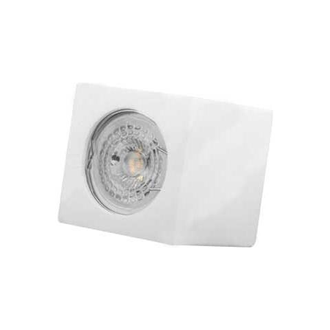 Portafaretto Da Soffitto Quadrato In Gesso Per Lampade Gu10 / Gu5.3 Vt-727sq - Sku 3664 - Foto 2