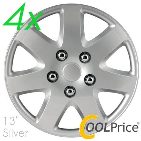 Copricerchi Auto Universali 13 Pollici C-089 Silver 31134 - Foto 1