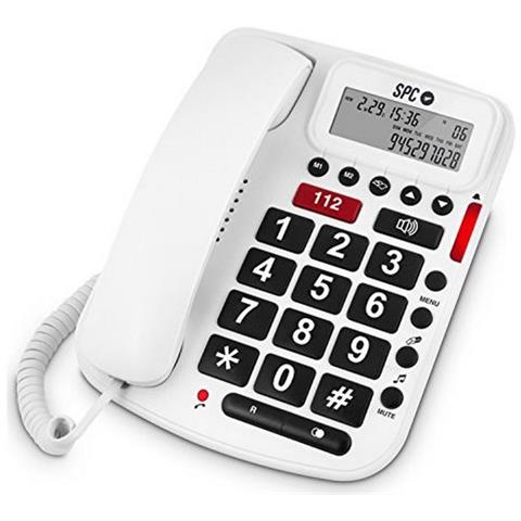 Telefono Fisso Per Anziani 3293b Bianco - Foto 2