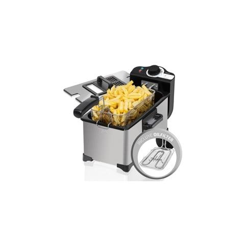 Freidora Cecoctec CleanFry 3L de 2000W Acero Inox - Foto 1