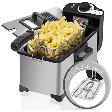 Freidora Cecoctec CleanFry 3L de 2000W Acero Inox - Foto 2