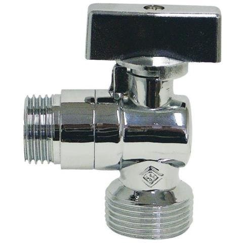 'rubinetto 1/4 di Giro Cromato / arrivo 15 x 21  (1/2 "")  - uscita 20 x 27  (3/4) / cromato - Foto 1