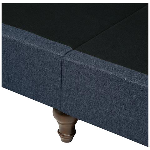 Divano A 3 Posti In Tessuto Grigio Scuro Otra - Foto 24