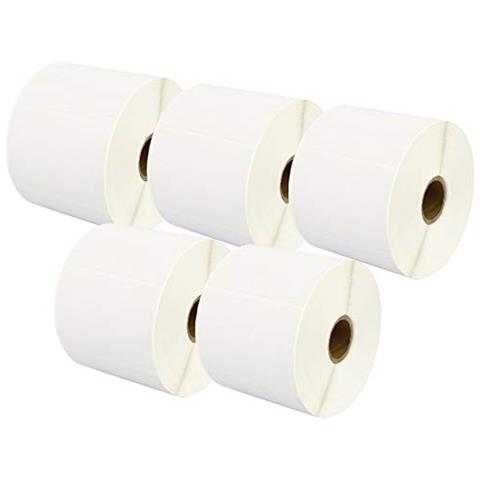 5 Rotoli 76mm X 51mm Etichette Termica Diretta Compatibili Per Zebra Gk420d Gk420t Gc420d Gx420d Gx420t Gc420t Gx430t Gt800 Lp2844 Tlp 2844 Citizen Cl-s521 Cl-s621 Cl-s631 (1000 Etichette Per Rotolo)  - Foto 2