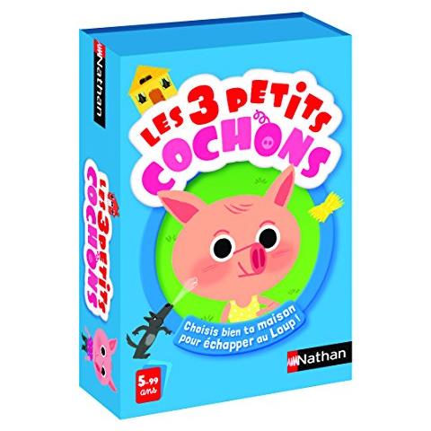 Nathan - 31426 - I 3 Porcellini, Gioco Di Costruzione [ lingua Italiana No Garantita] - Foto 2