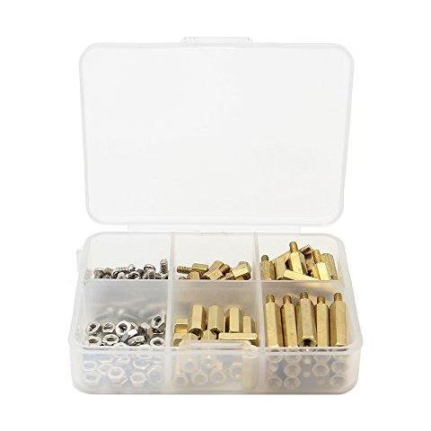 Raspberry Pi Installazione Dello Strumento 124 Pc Lotto M2.5 Serie Hex Ottone Spacer Standoff Dadi Viti W Caso Di Immagazzinaggio Di Raspberry Pi 4 Modello B Pi 3 Modello B (plus) 3b Zero W Accessori Kit - Foto 1