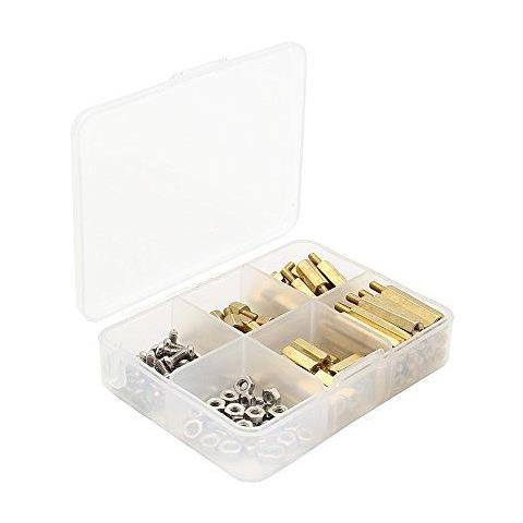 Raspberry Pi Installazione Dello Strumento 124 Pc Lotto M2.5 Serie Hex Ottone Spacer Standoff Dadi Viti W Caso Di Immagazzinaggio Di Raspberry Pi 4 Modello B Pi 3 Modello B (plus) 3b Zero W Accessori Kit - Foto 4