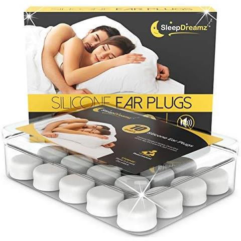 Spine Sleepdreamz Silicone Ear Per Dormire - Coppie X10 Di Annullamento Di Rumore Tappi Per Le Orecchie - Offerta Russare Soccorso E Protezione Da Altri Rumori Forti Con Questi Tappi Per Le Orecchie Per Sleep - Foto 1