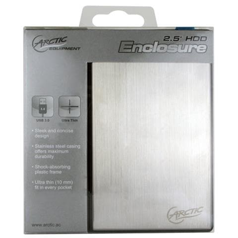 Cooling HDD Enclosure, 6,35 cm (2.5") , SATA, USB 3.0, Nero, 0,2m, 5 Gbit / s - Foto 1