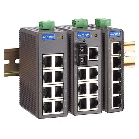 EtherDevice™ Switch EDS-205, No gestito, 25 x 109 x 88 mm, -10 - 60 °C, -40 - 85 °C, 5 - 95%, 12 - 45 VDC, 18 - 30 VAC (47 - 63 Hz) - Foto 1