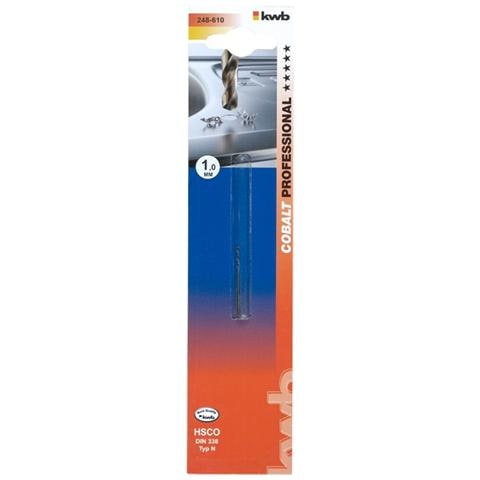 COBALT HSS CO, Drill, Punta per trapano elicoidale, Right hand rotation, Ferro, Plastica, Acciaio inossidabile, Lama in acciaio inox (sottile) , In lega Cobalto-Accaio Rapido, Attacco cilindrico - Foto 3