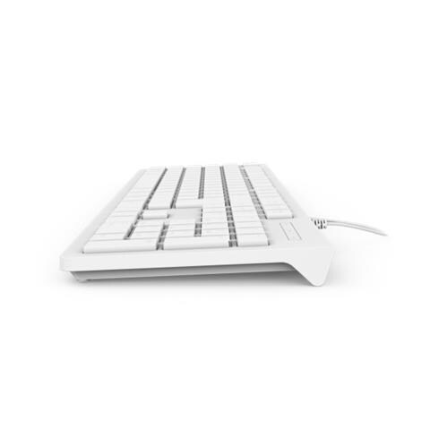 Kc-200 Tastiera Usb Qwertz Tedesco Bianco - Foto 3