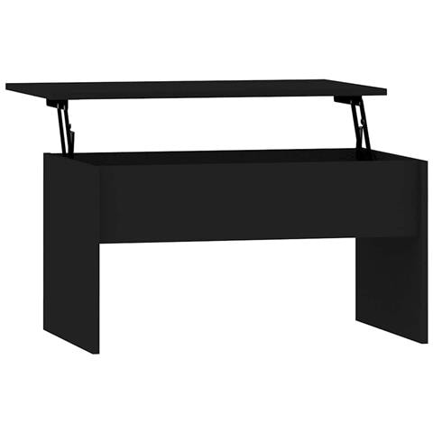 Tavolino Da Salotto Bianco 80x55,5x41,5 Cm In Legno Multistrato - Foto 1