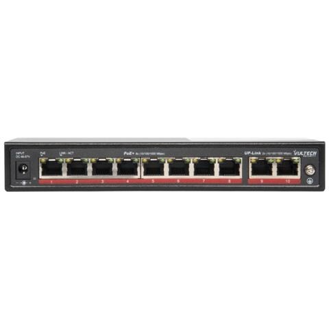Switch VS-POE3082GE-120W  Gestito con 8 Porte LAN L2 Colore Nero - Foto 1