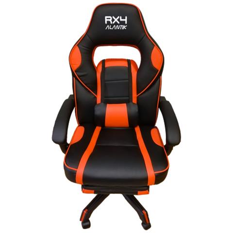 Sedia Da Gaming Poltrona Da Gioco Ufficio Regolabile Ergonomica Con Ruote Rosso - Foto 2