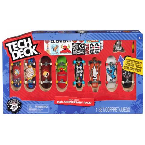 Tech Deck - Scatola 25 Anniversario - Pattini A 8 Dita - Foto 1