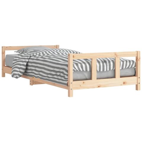 Giroletto Per Bambini 90x200 Cm In Legno Massello Di Pino - Foto 2