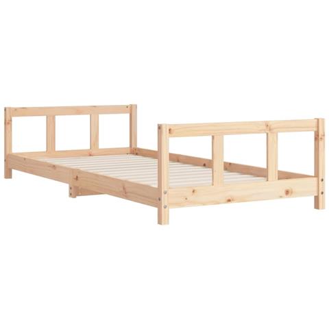 Giroletto Per Bambini 90x200 Cm In Legno Massello Di Pino - Foto 3