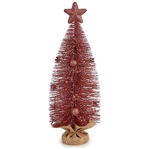 Albero Di Natale Rosa 13 X 41 X 13 Cm (12 Unità) - Foto 2