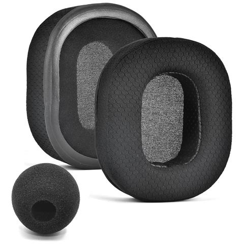 Cuscinetti Auricolari In Memory Foam Sostitutivi Per Razer Blackshark V2 X, Protezione Microfono Black - Foto 1