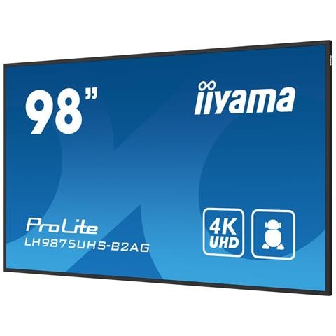 Prolite Lh9875uhs-b2ag 247,7cm (98"") 4k Digital Signage Monitor Hdmi /dp [energieklasse F] (lh9875uhs-b2ag) - Foto 1