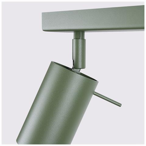 Lampada Da Soffitto Ring 2 Verde Oliva Sl. 1501 - Moderno Lampada Da Soffitto Verde Oliva 17x30x6 Cm - Foto 8