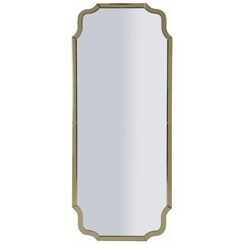 Specchio Con Cornice Classico 10 - Oro - Mdf - 150x60x2 Cm - Foto 1