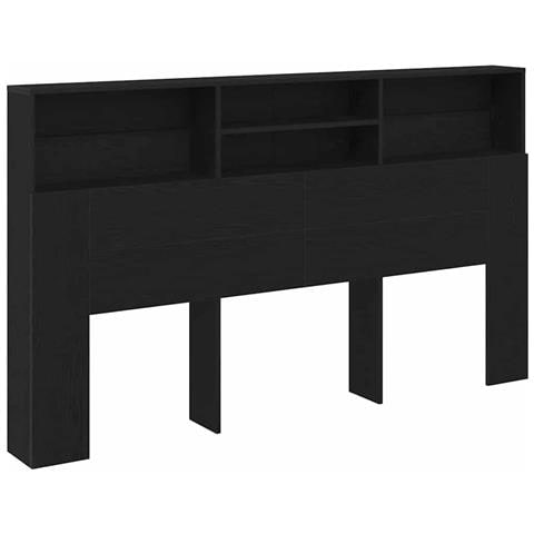 Cabina testiera Nero Rovere 180x19x103,5 cm - Foto 1