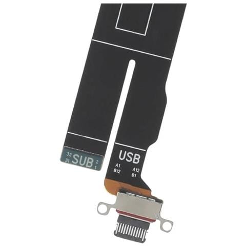 Nappe Di Carica Per Samsung Galaxy Z Fold 6 Con Connettore Usb-c, Nero - Foto 8