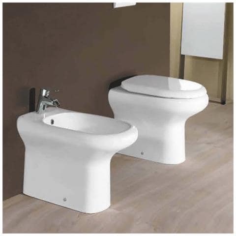 Sanitari Filo Muro Compact : Wc, Bidet, Copriwater Bianco - Foto 1