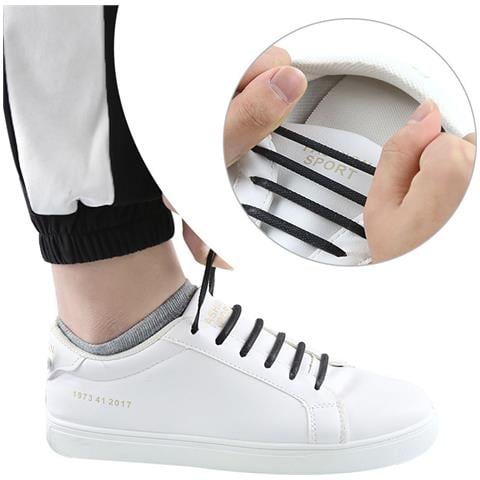 Lacci Elastici In Silicone Senza Nodo Black - Foto 2