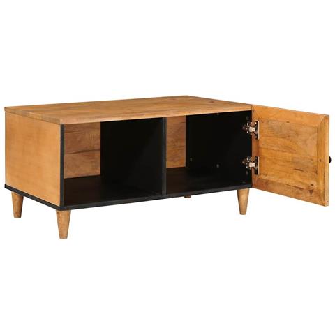 Tavolino da salotto con porta Marrone chiaro 80 x 50 x 40 cm - Foto 2