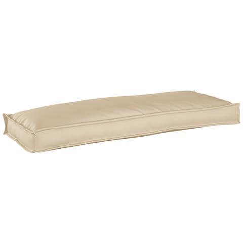 Cuscino per Pallet Beige 110x40x8 cm in Tessuto Oxford - Foto 1