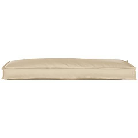 Cuscino per Pallet Beige 110x40x8 cm in Tessuto Oxford - Foto 2