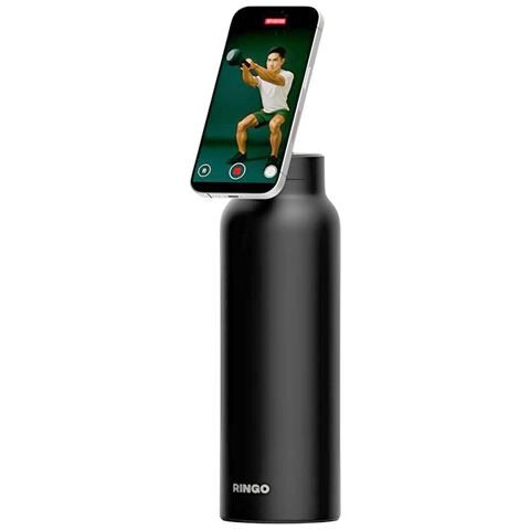 Borraccia Con Supporto Magnetico Borraccia Magsafe Compatibile Da 710 Ml, Nero - Foto 2