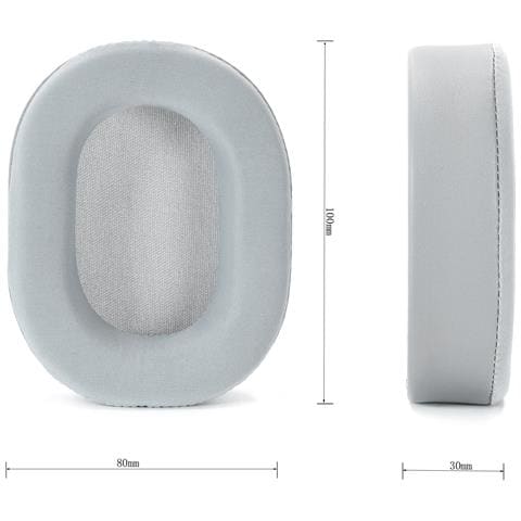 2 Cuscinetti Di Ricambio Grigio Ghiaccio Compatibili Con Corsair Hs55 Hs55 Pro Hs65 - Foto 1