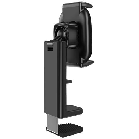 Supporto Per Smartphone Da 4,7 A 8,7"" Fissaggio All Terrain Rotante A 360°, Nero - Foto 5