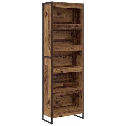 Armadio per Libri 2 pcs Legno vecchio 80 x 30 x 155 cm - Foto 1