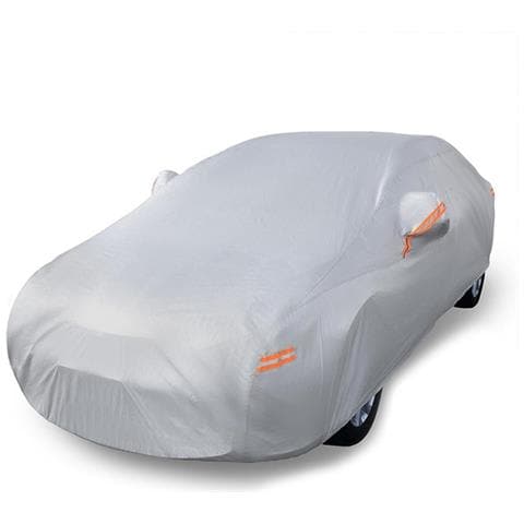 Copriauto Universale 210t In Poliestere Taffetà - Grigio, Impermeabile, Antipolvere, Parasole  M - Foto 1