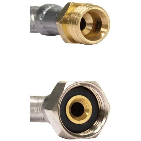 Tubo Flessibile Blindato  1/2 Pollice  Dn8  Dvgw  300mm - Foto 2